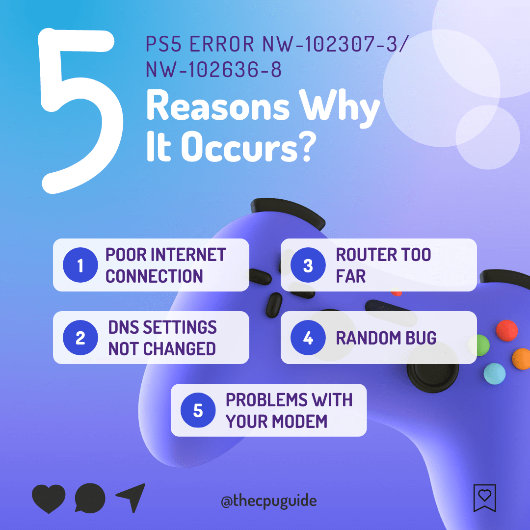 How To Fix PS5 Error Code NW-102315-2, NW-102307-3, Or NW-102636-8? DNS ...
