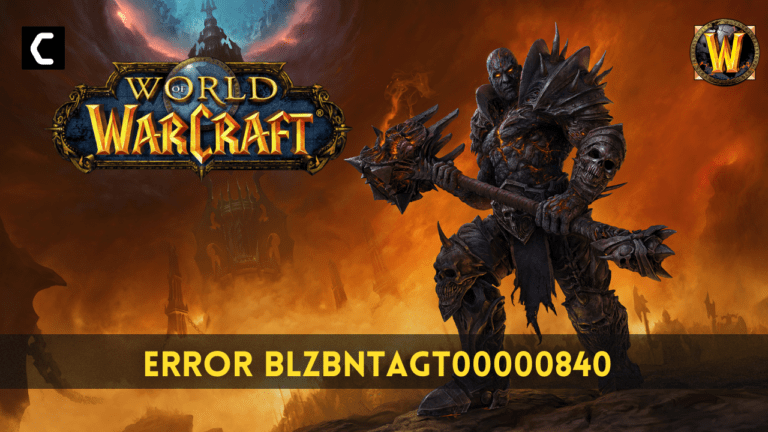 Warcraft Error BLZBNTAGT00000840 thumbnail