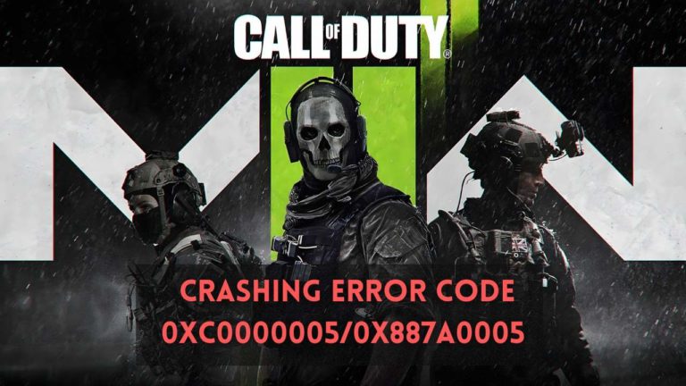 crashing error code 0x887a0005