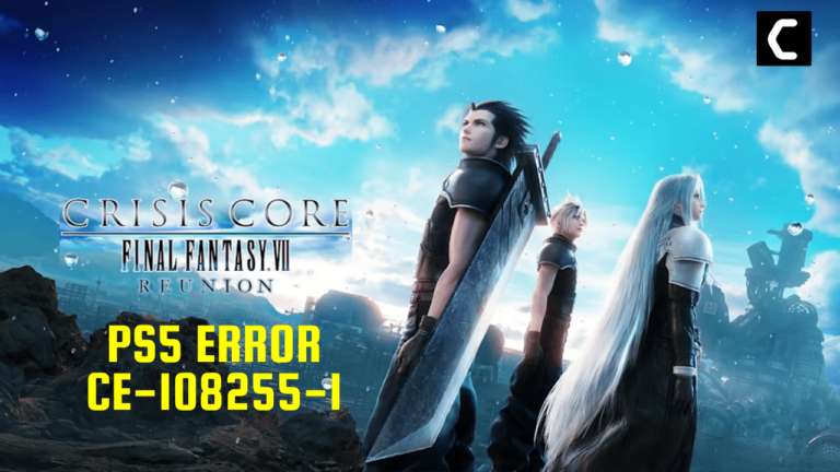 Crisis Core Final Fantasy VII Reunion crashing CE 108255 1 PS5
