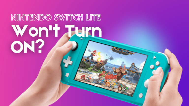 Nintendo Switch Lite wont turn on