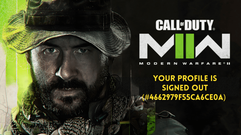 mw2 profile signed out