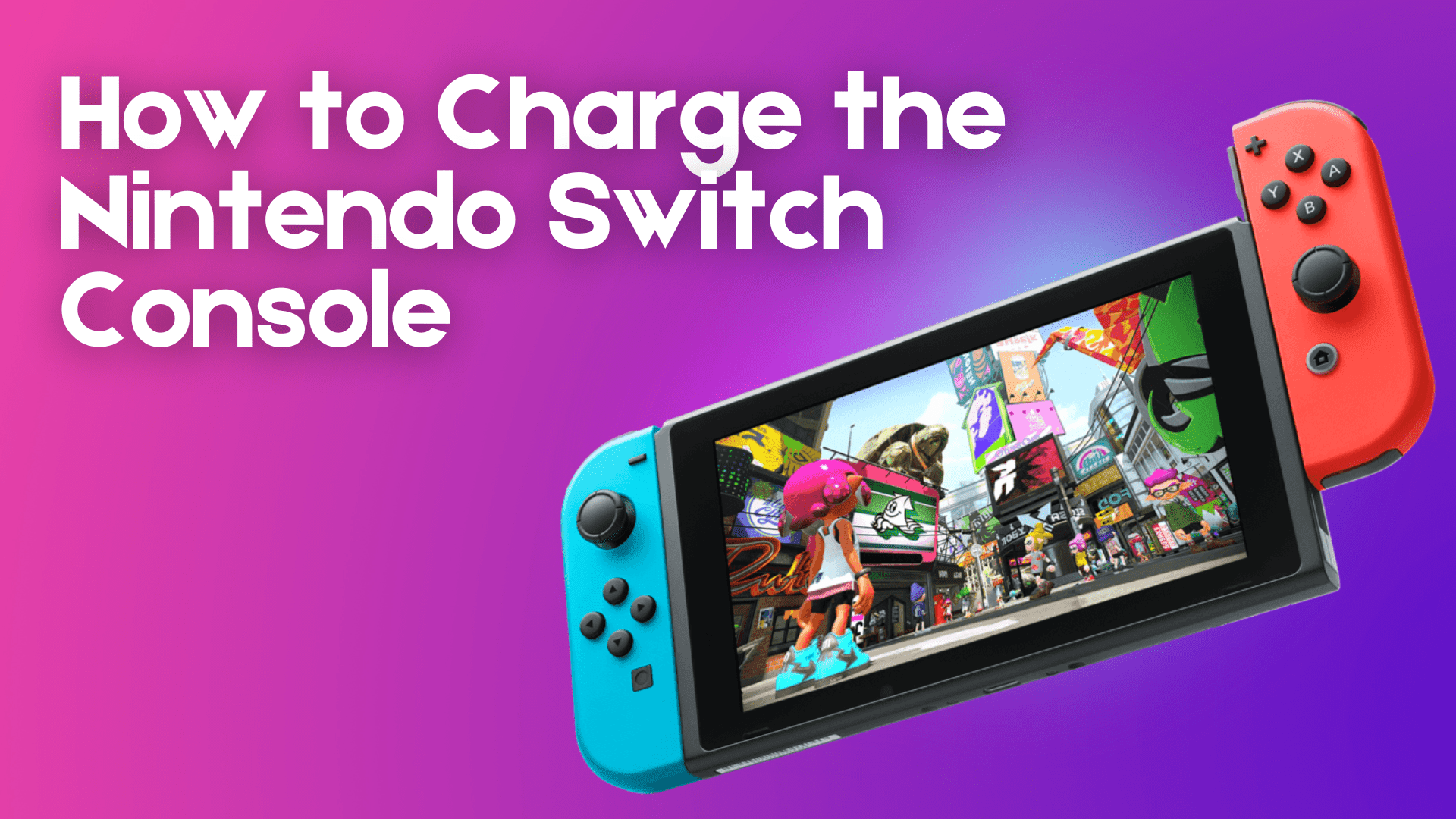 nintendo switch how to charge