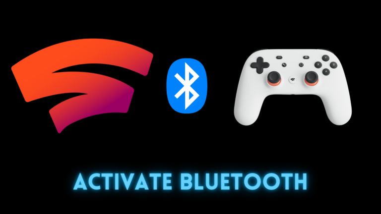 Activate bluetooth on stadia