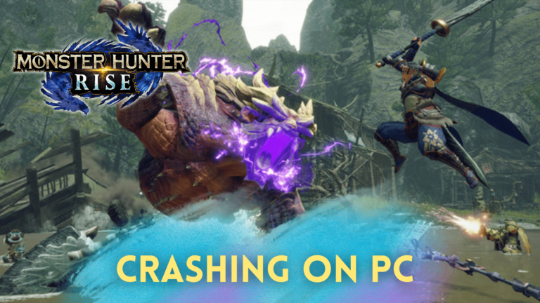Monster Hunter Rise crashing on PC
