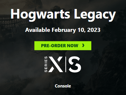 Hogwarts Legacy xbox