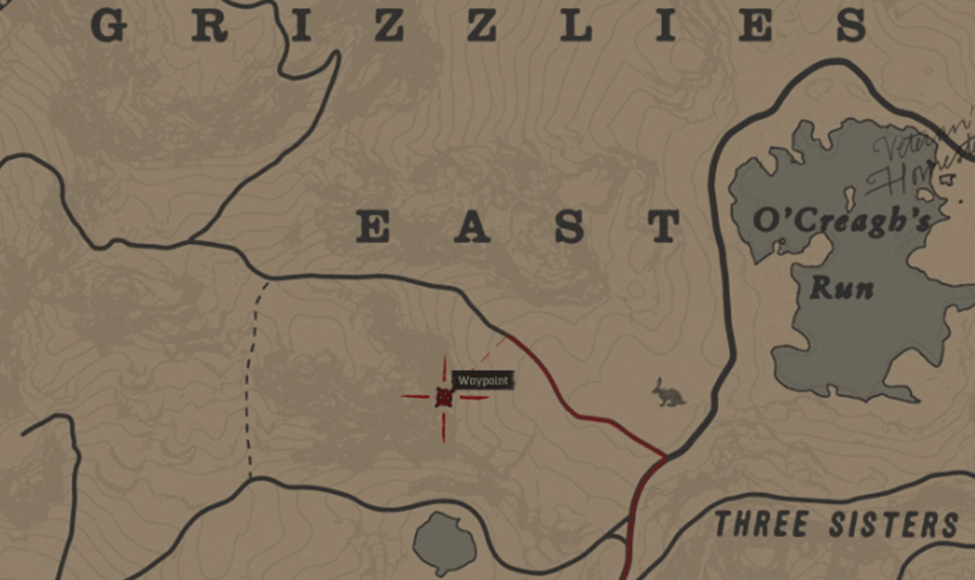Face in The Cliff Pinpoint in Red Dead Redemption 2
