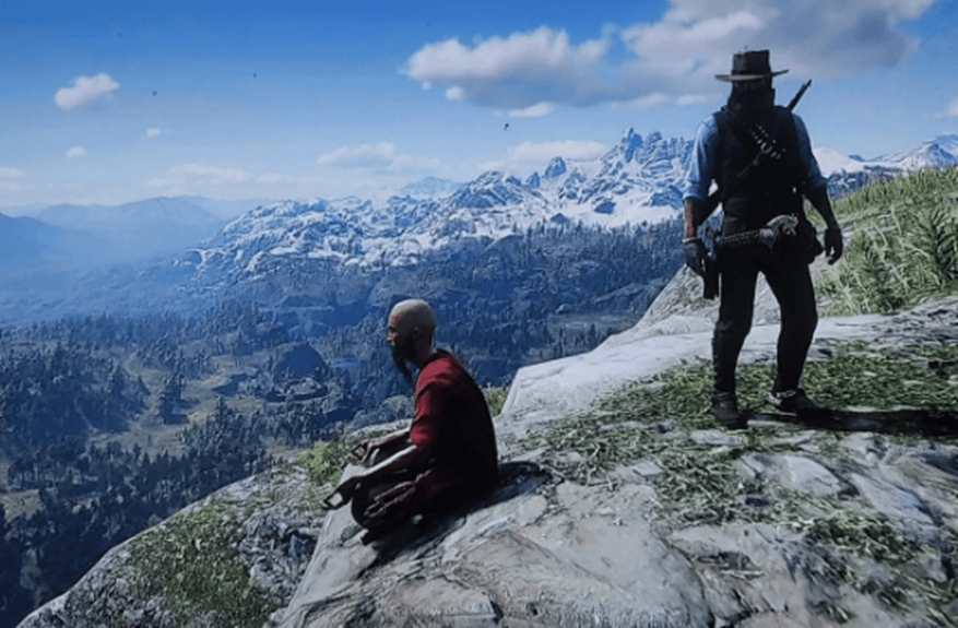 Grizzlies Monk Easter Egg in Red Dead Redemption 2