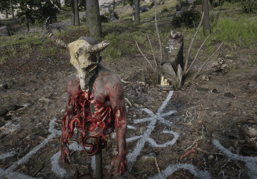 Ritual Sacrifice Easter Egg in Red Dead Redemption 2