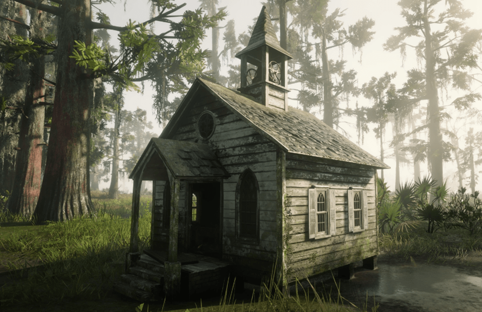 Tiny Church Easter Egg in Red Dead Redemption 2