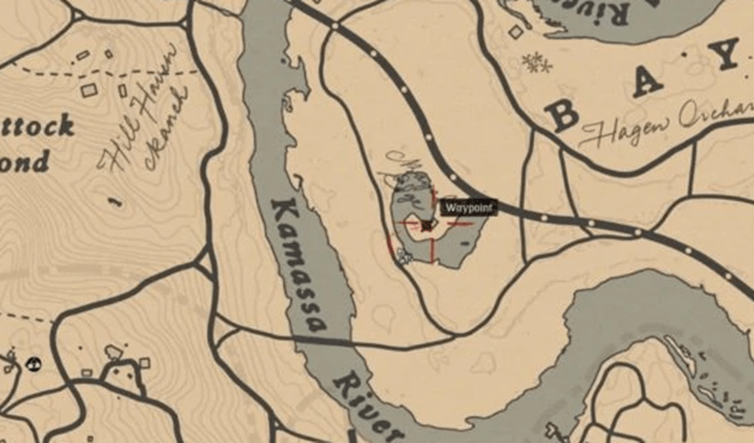 The Strange Man Pinpoint in Red Dead Redemption 2