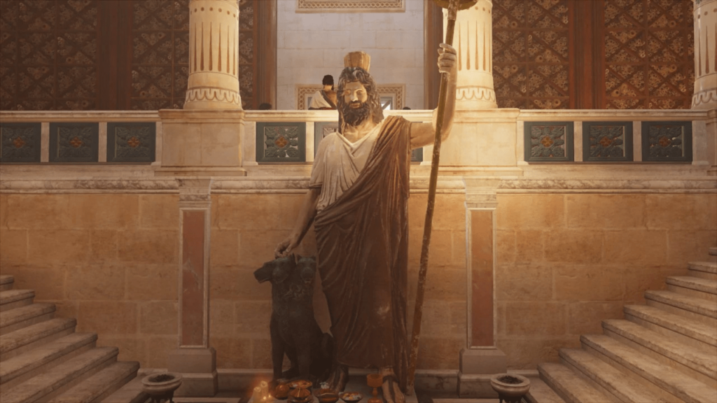 Statue in Alexandria AC Origins