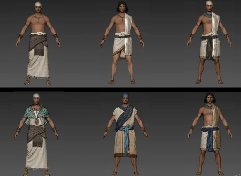 Assassin's Creed Origins NPC Clothing 