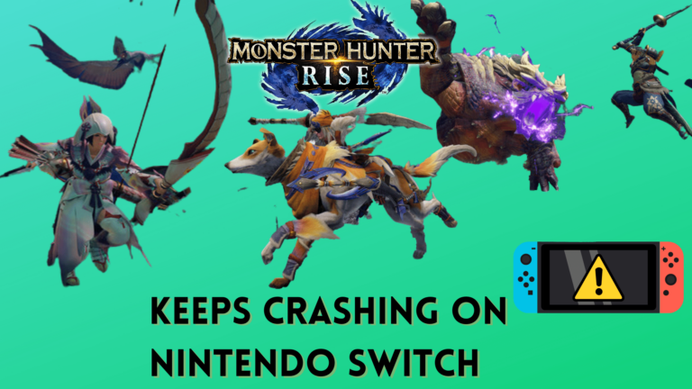 keeps crashin On Nintendo switch