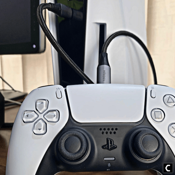 ps5 controller to connected to ps5 via type c cable