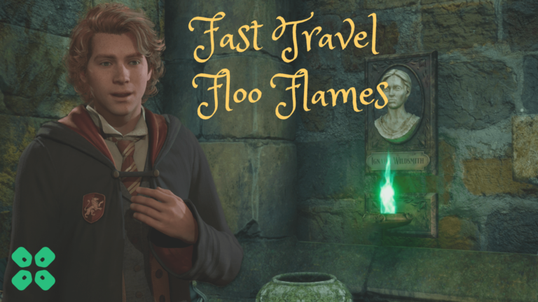 In Hogwarts Legacy fast travel Floo Flames