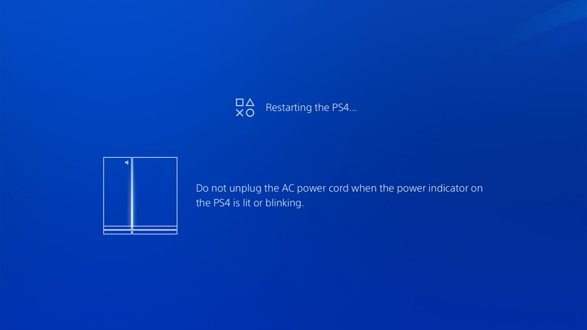 PS4 restarting