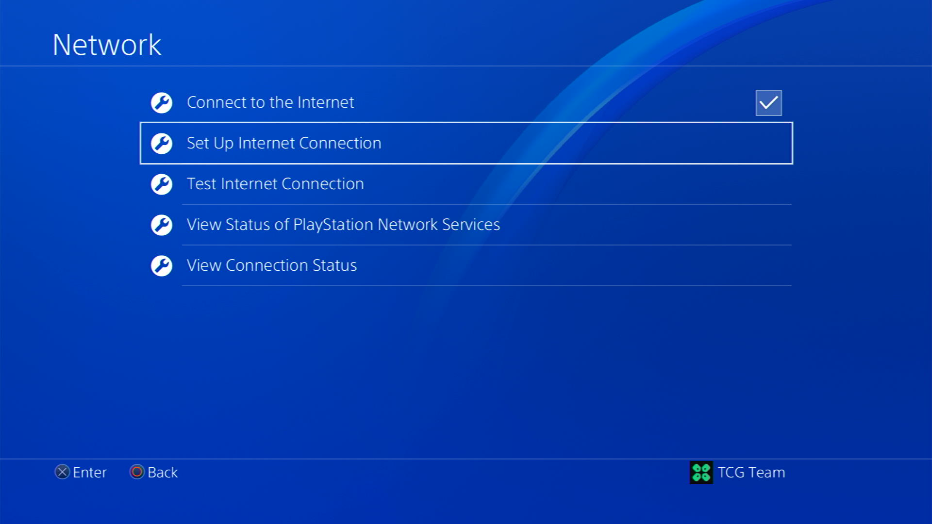 Set Up Internet Connection PS4