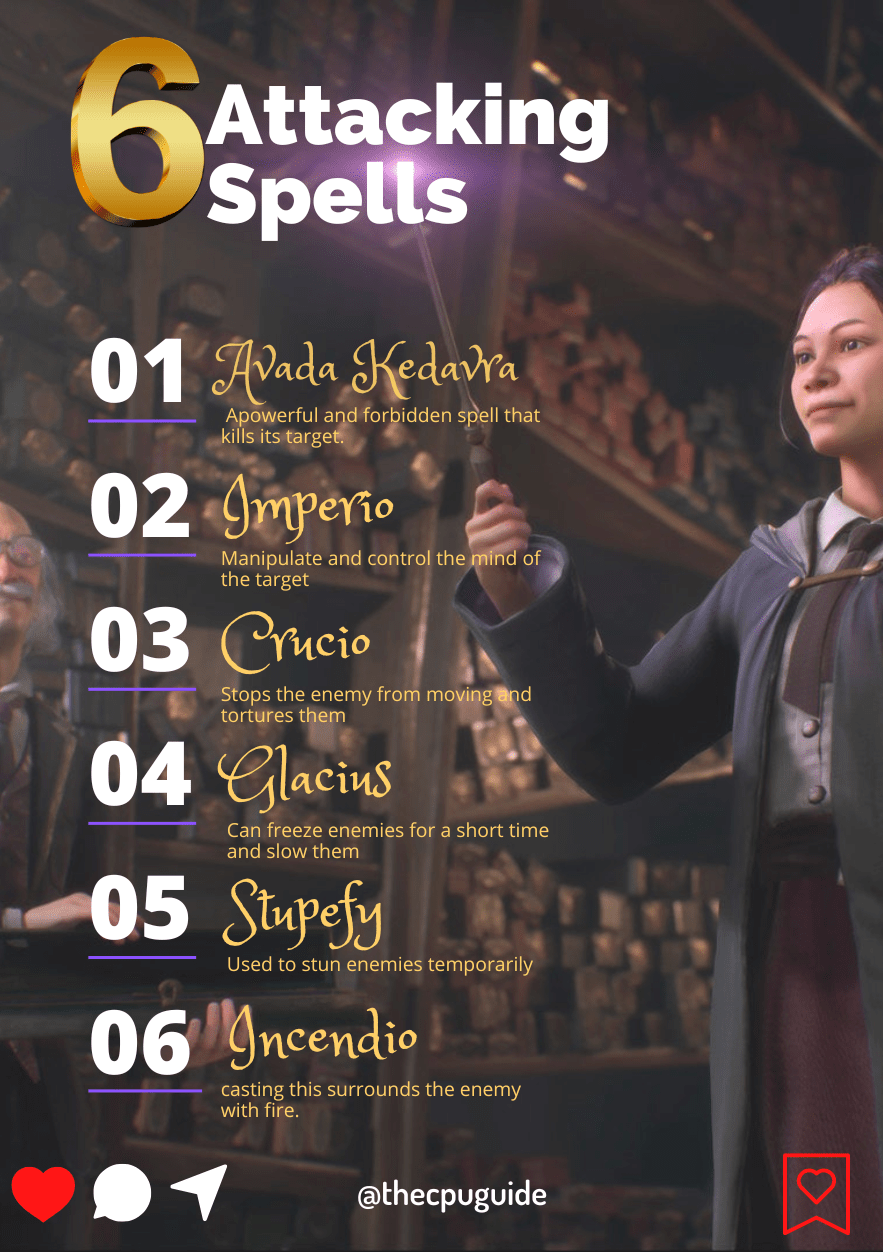 Here are 26 Hogwarts Legacy Spells that you should Know!