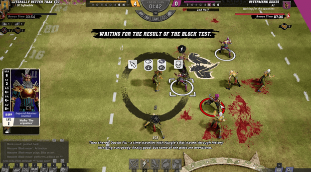 Extra timer in Blood Bowl 3