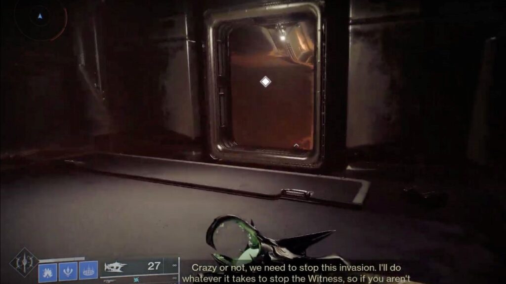 Opening Chalice Door in Destiny 2 Lightfall