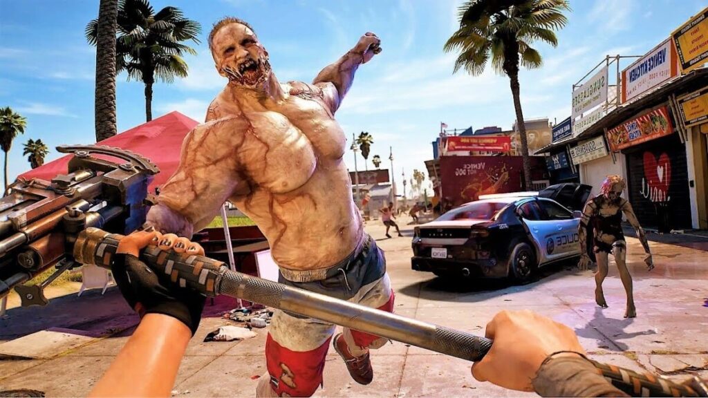 Zombies Attacking in The Dead Island 2