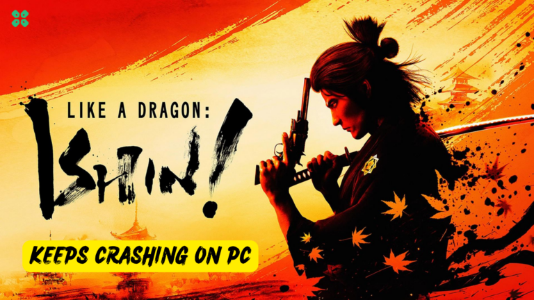 Like dragon ishin keeps crashing on PC