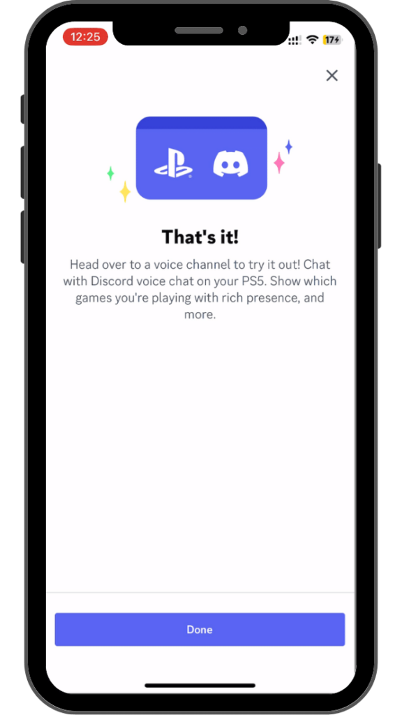 discord and playstation network linked in iphone