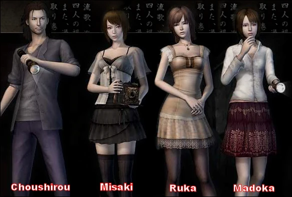 4 Playable Characters from the Fatal Frame Mask of the Lunar Eclipse
