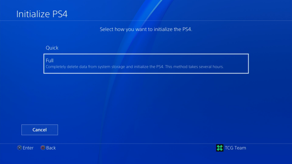 Как сбросить ps4. Как сбросить ps4
