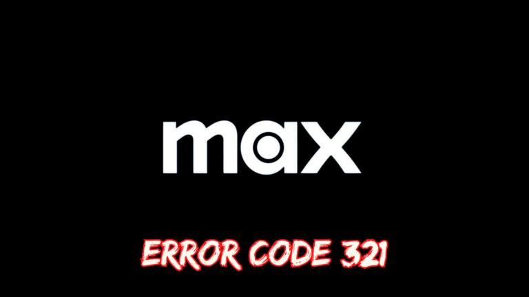 Max Error Code 321