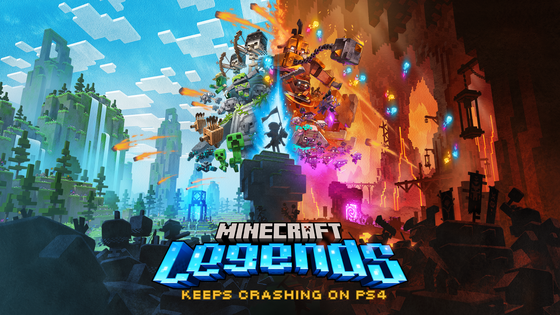 Minecraft Legends Keeps crashing on PS4