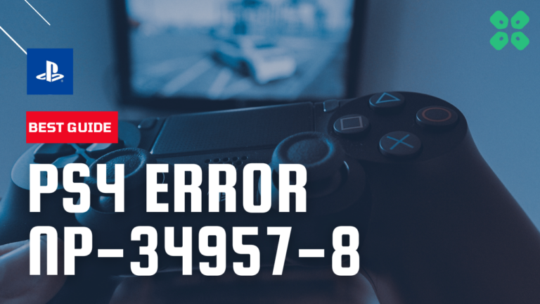 PS4 Error Code NP-34957-8