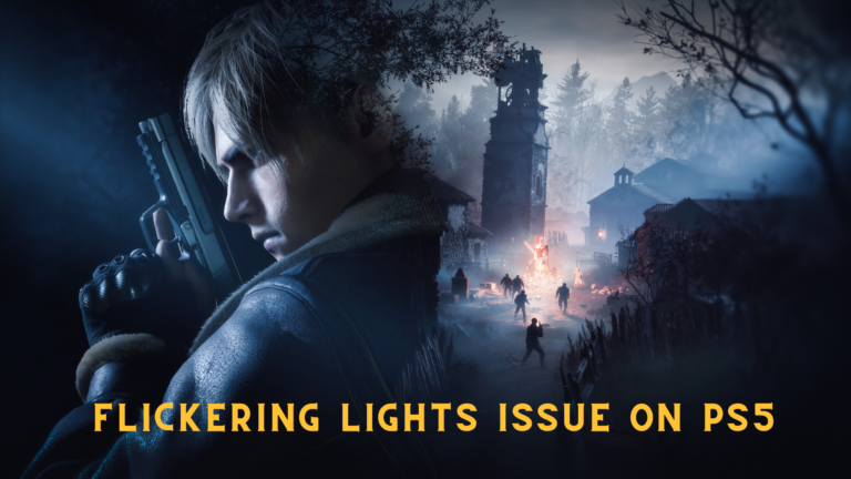 Resident Evil 4 Remake Flickering Lights Issue on PS5