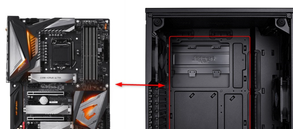 Aligning Motherboard in the PC Case
