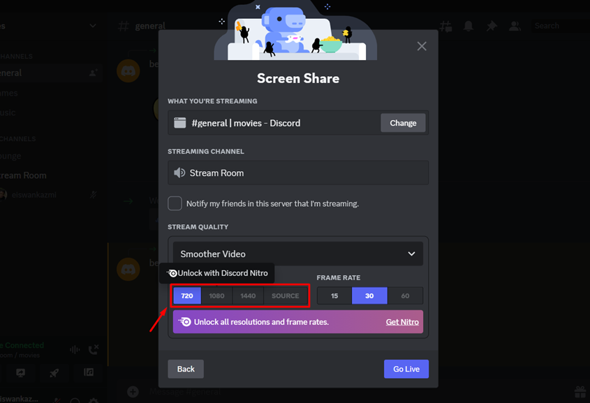 Enabling Discord by Subscribing to Discord Nitro