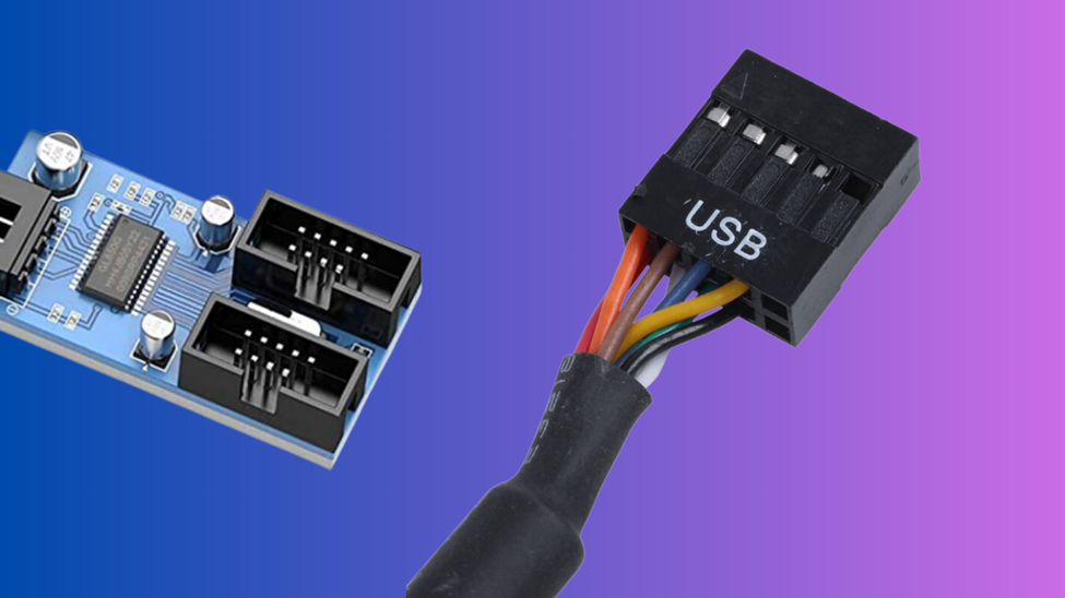 9 Pin USB 2.0 Connector with Cables