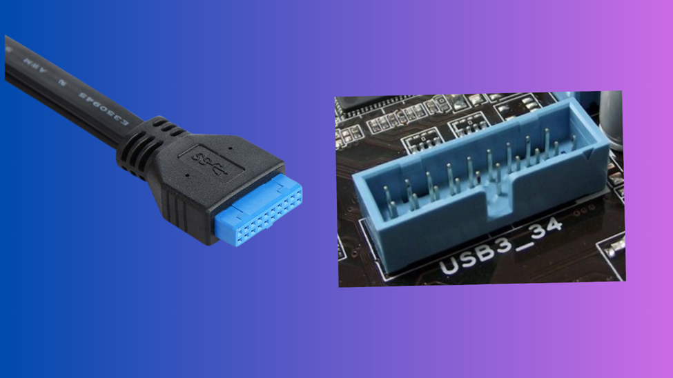 19 Pin USB 3.0 Connector with Cables