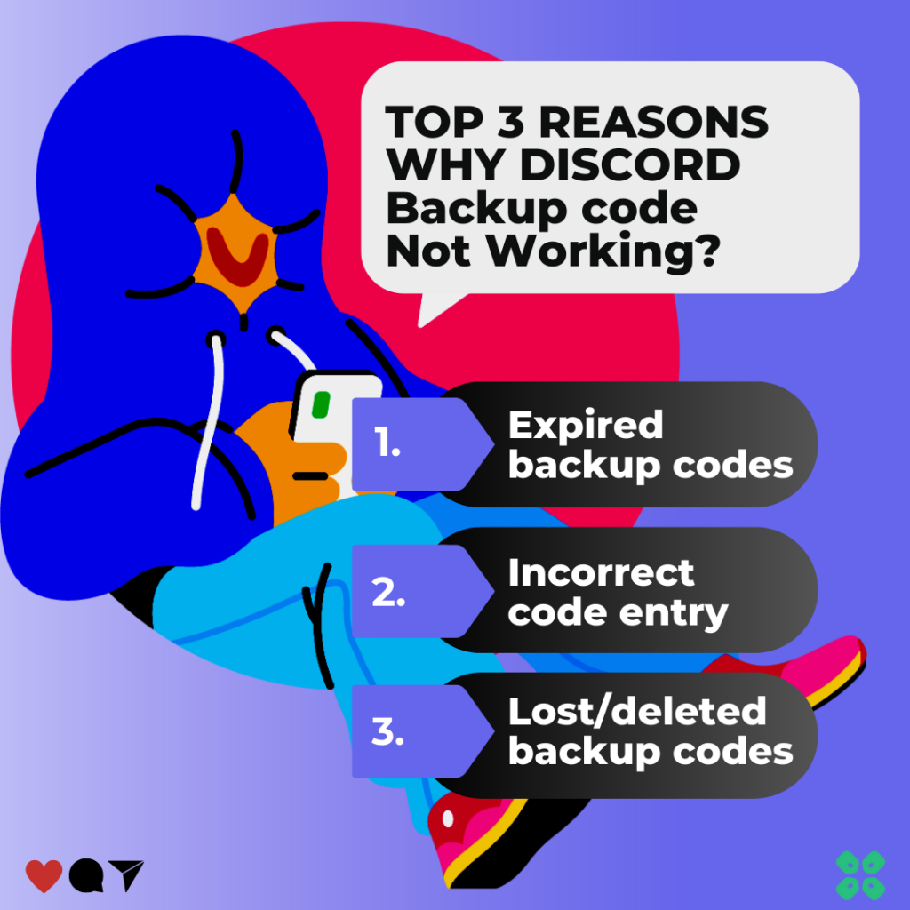 Discord Backup Code not Working