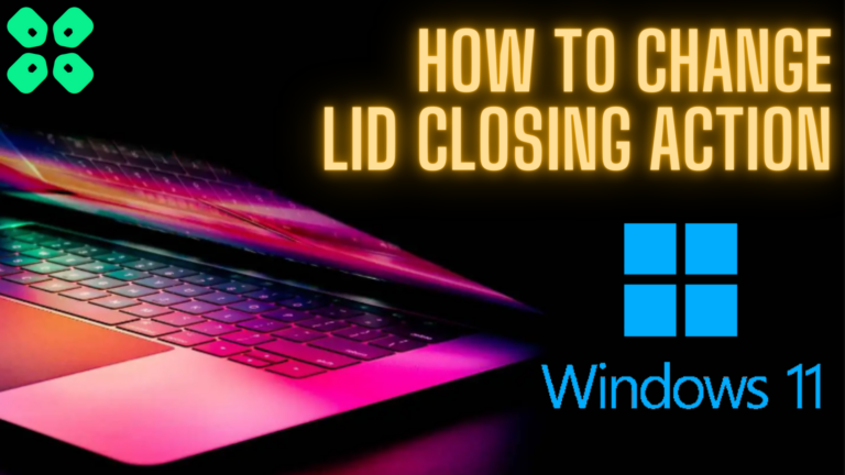 How to change lid close action in Windows 11