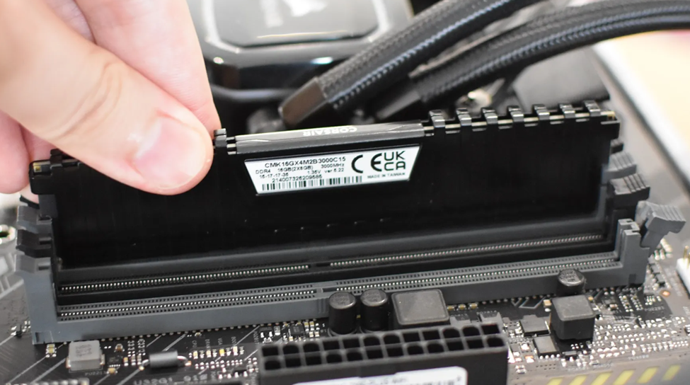 Installing Single RAM Stick in Motherboard