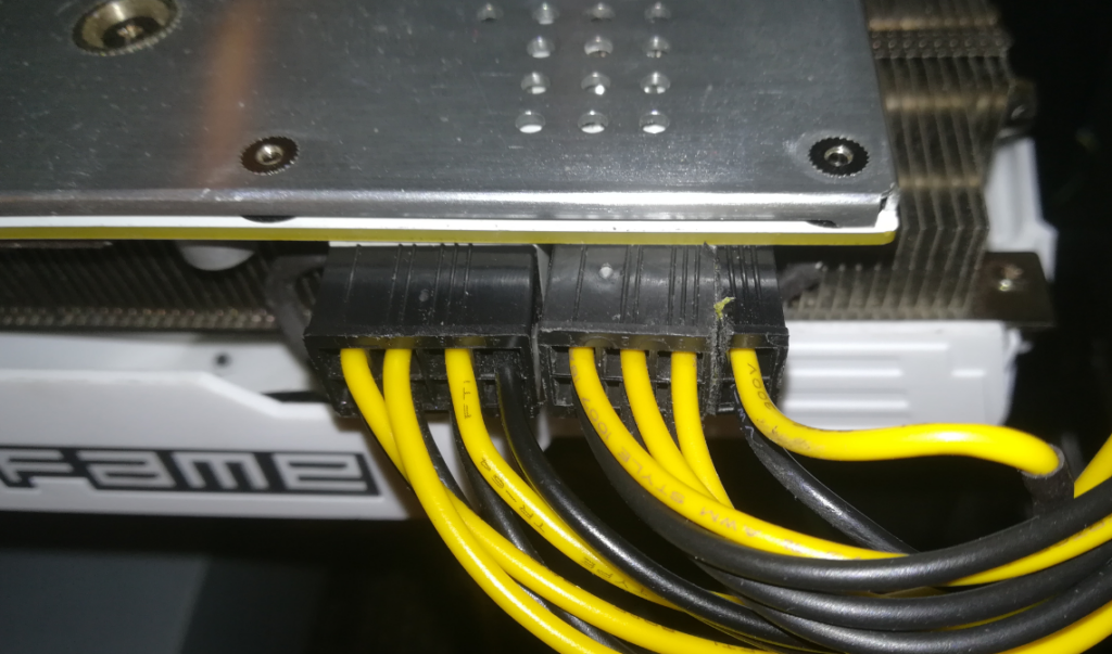 Connecting Power Cables from PSU to GPU