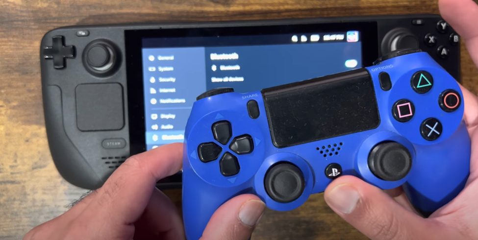 PS4 controller for Steam Deck