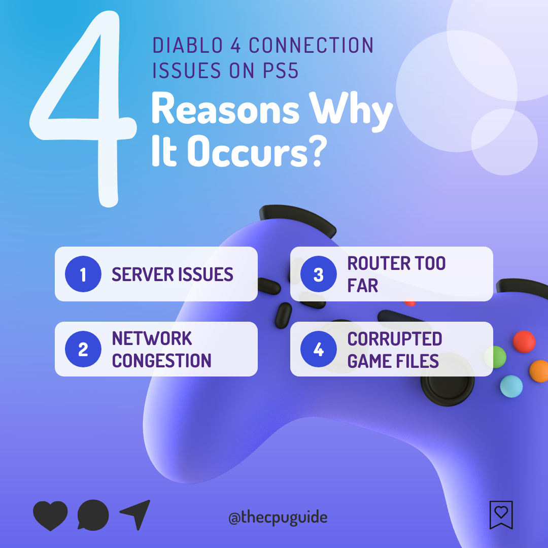 reasons to Diablo 4 Connection Issues On PS5