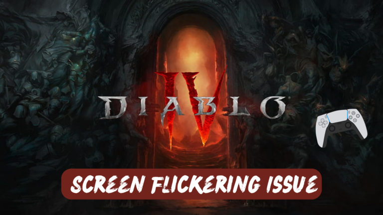 Diablo 4 Screen Flickering Issue on ps5
