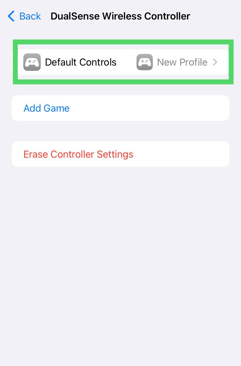 default controls