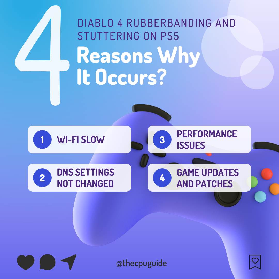 4 reasons to diablo 4 Rubberbanding and Stuttering
