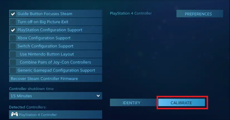 Calibrating Controller via Steam on ASUS ROG ally