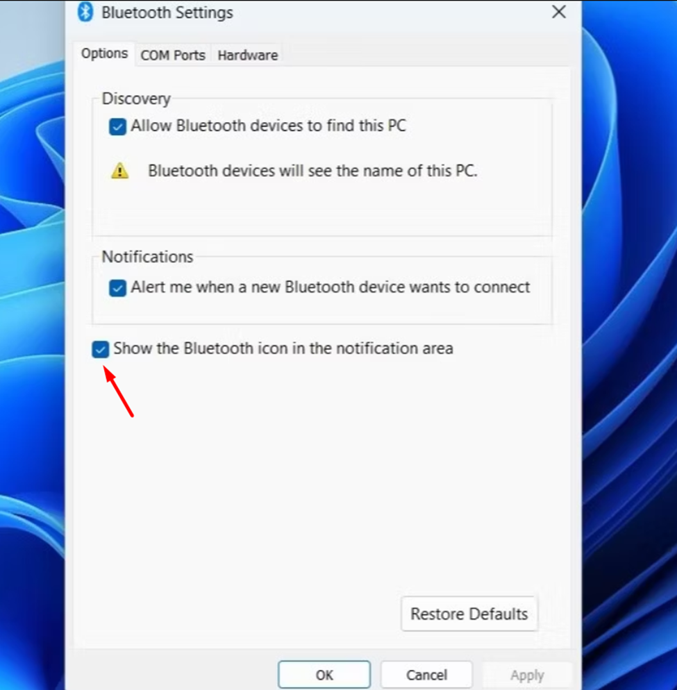 Enabling Bluetooth Icon on Asus ROG Ally