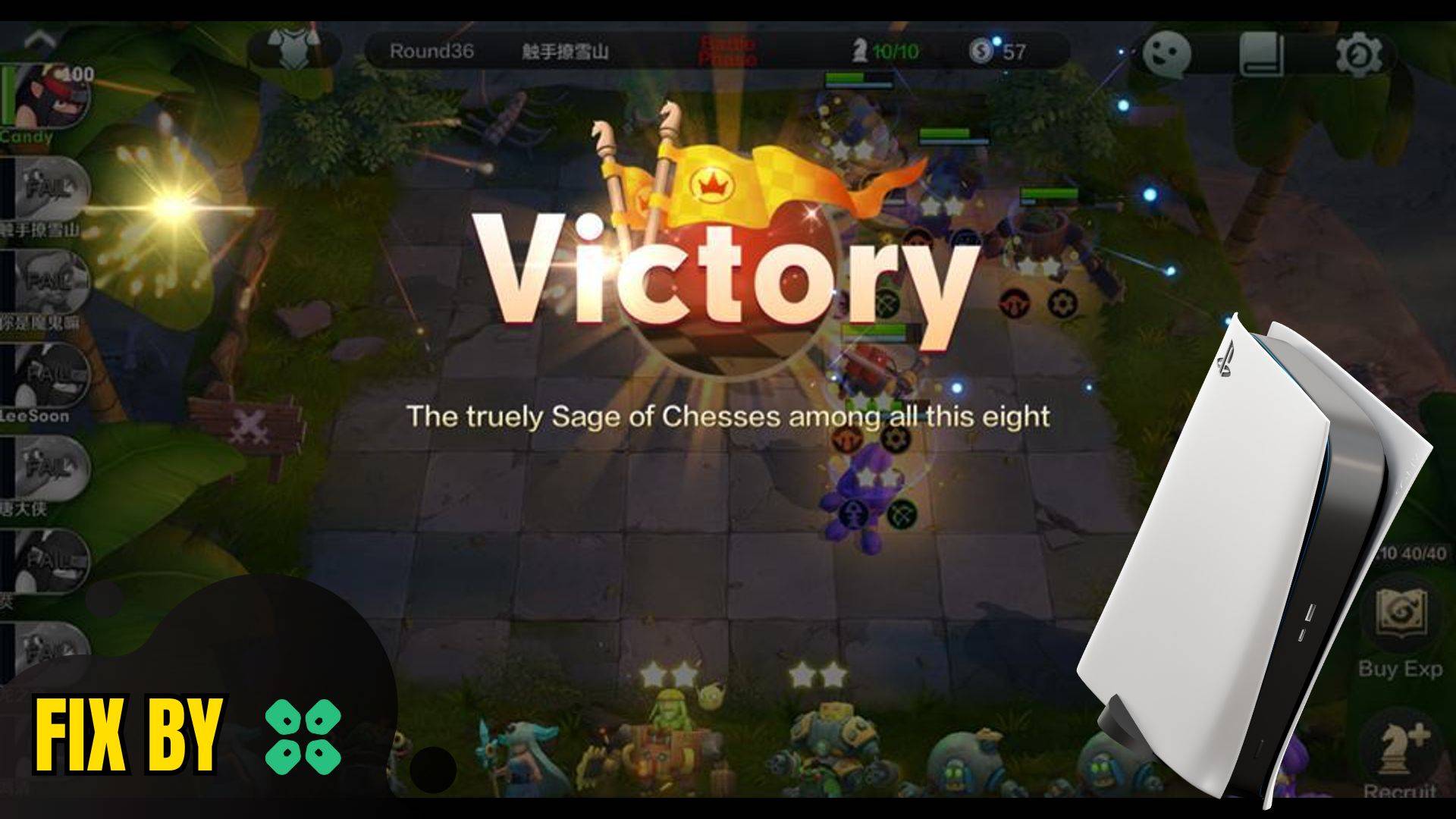 Artwork of Auto Chess and its fix of crashing by TCG